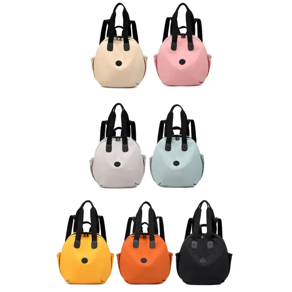 Koreanischen Stil Schwimmen Nylon Rucksack Große Kapazität Einfarbig Runde Form Schulter Tasche Nylon Tote Tasche Fitness Tasche Im Freien