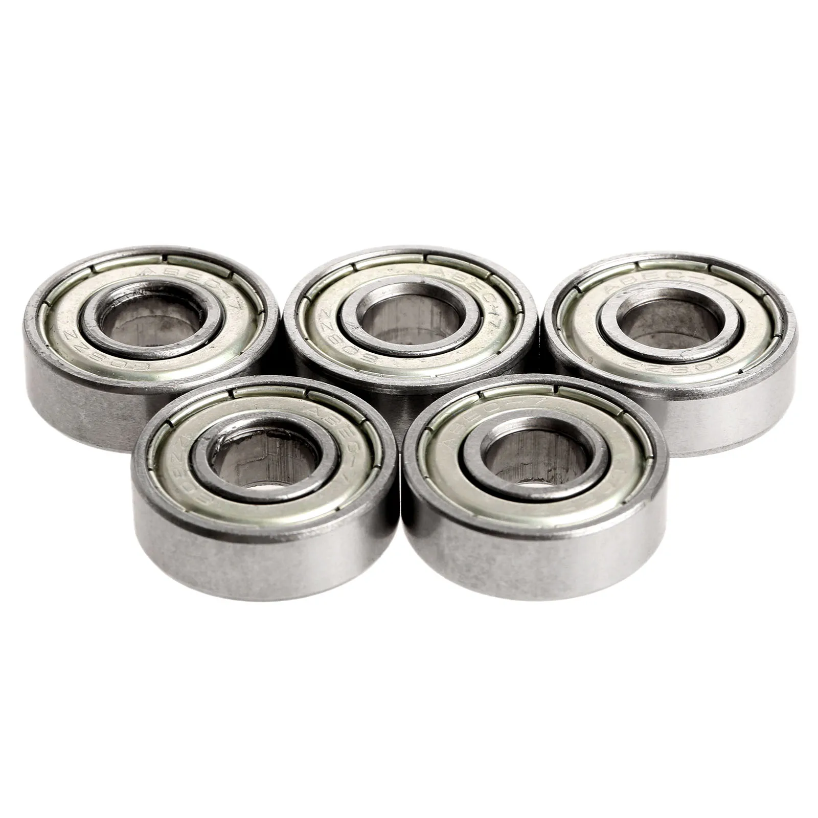 5pcs Ball Bearings for 3D Printer 608ZZ 8x22x7mm Deep Groove Carbon Steel Pulley Wheels fit for Reprap Prusa Belt Drive/axis