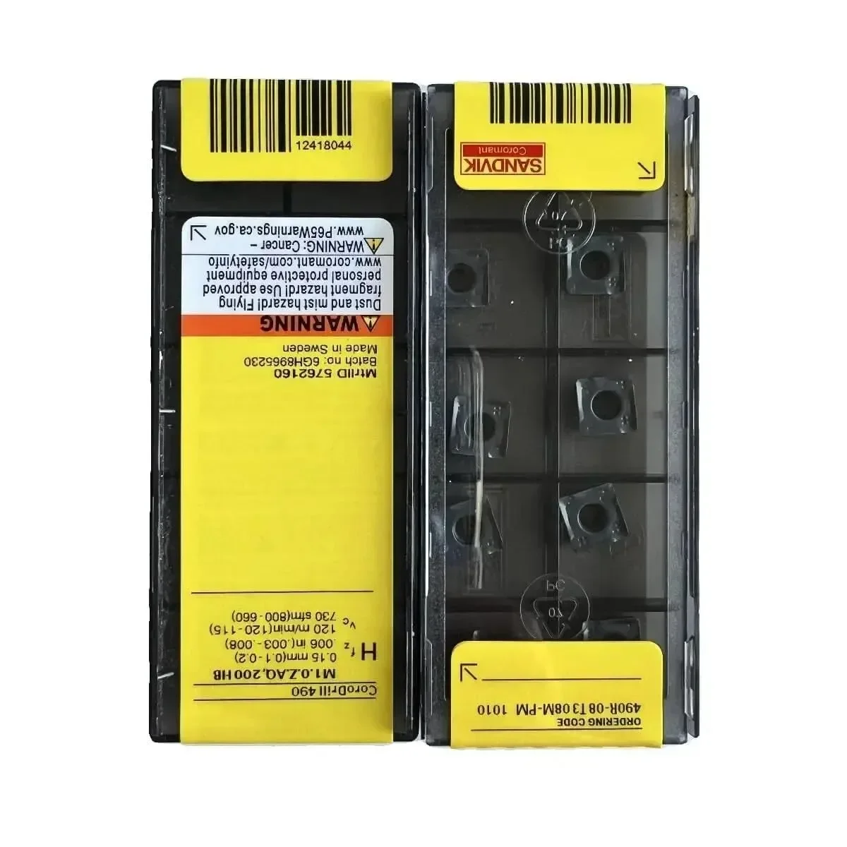 

SANDVIK-Coromant / 490R-08T308M-PM 1010 / 10 Pcs