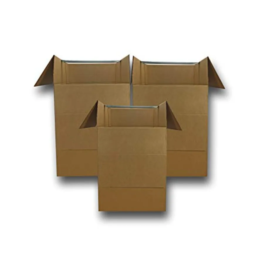 

Коробки для переезда UBOXES, 20 x 20 x 34 дюйма, 3 штуки, высокие коробки с перегородками