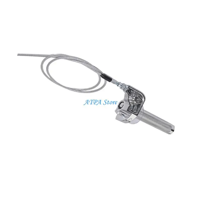 

U13C Anti Corrosion Smooth Control Twist Throttle Fit for Dirt Bikes Scooters 175mm Length Aluminum Grip With Cable Included
