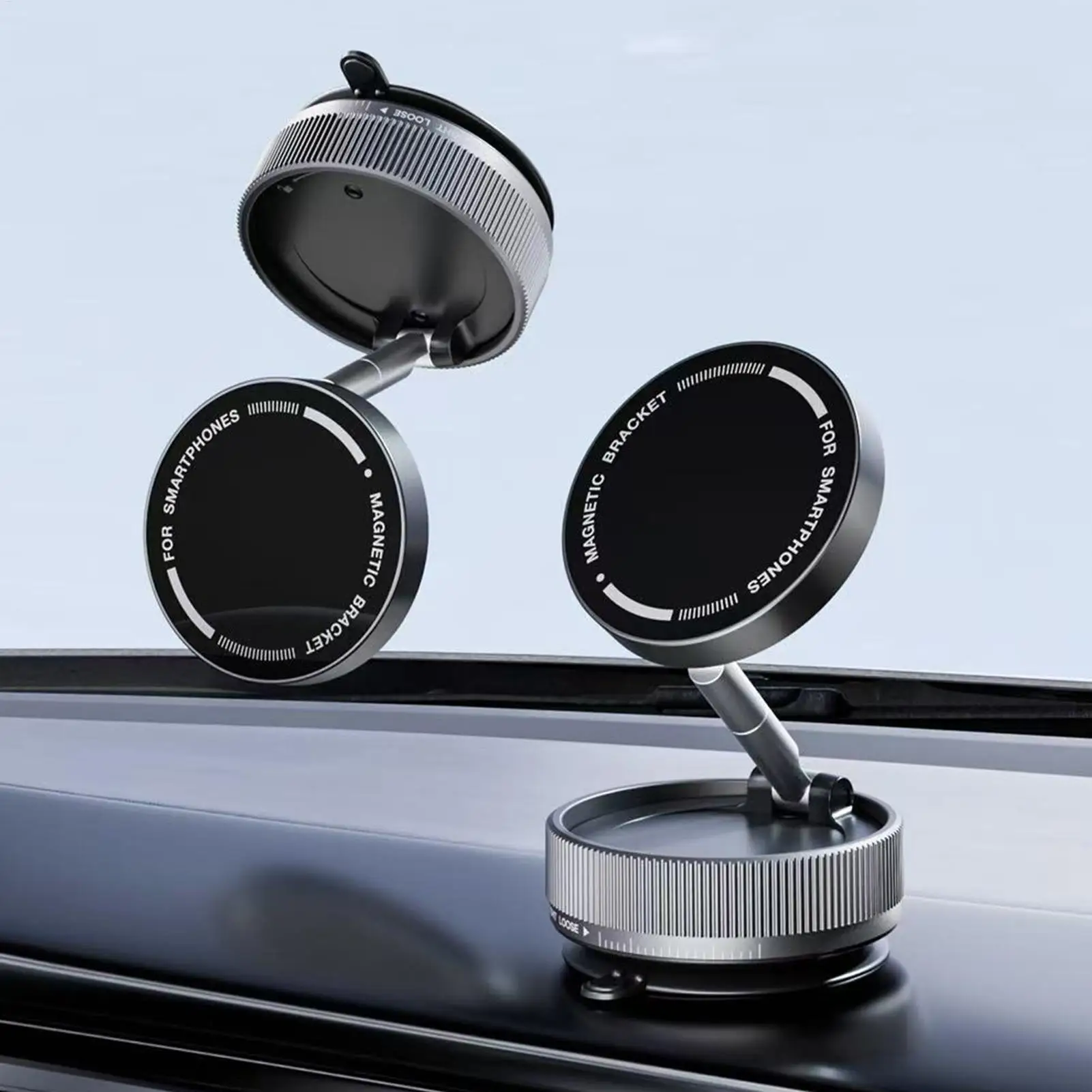 

Magnetic Car Phone Mount Magnetic Smartphones Accessories Dashboard Cell Phone Holders For Driving Gym Bedroom Office Desk