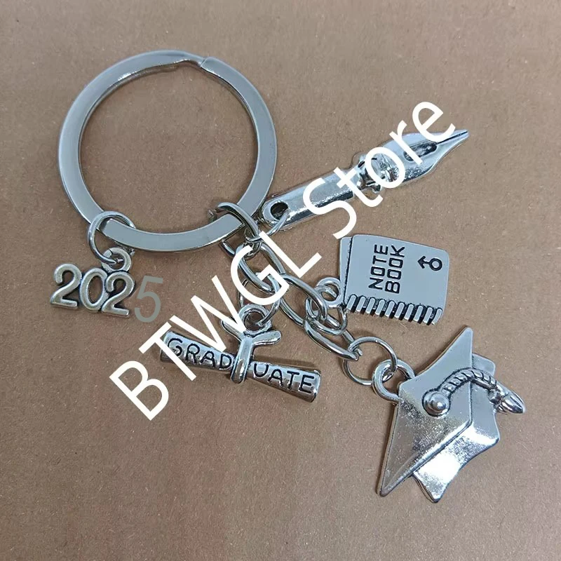 2025-выпускная-церемония-брелок-сертификат-сувенирская-шляпа-бакалавра-класса-эмблема-кулон-подарок