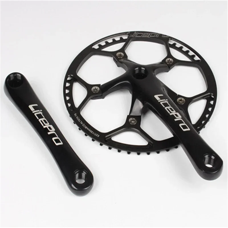 Litepro Bicycle 130mm BCD Aluminum Alloy Chainwheel Folding Bike Crank 170mm And Chainring 45-58T