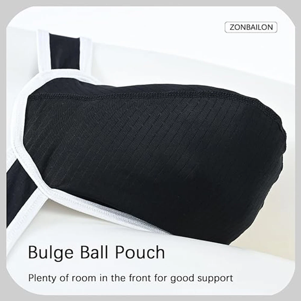 ZONBAILON Men's Underwear Stretch Pouch Sexy Low Rise Briefs with Bulge Enhancing Briefs For Men