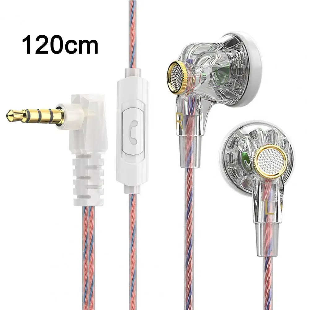 Enhanced Soundstage Earphone Enhanced Audio Sound Hifi Wired Earphones with Mic for High-frequency Perception Dynamic Coil Sound