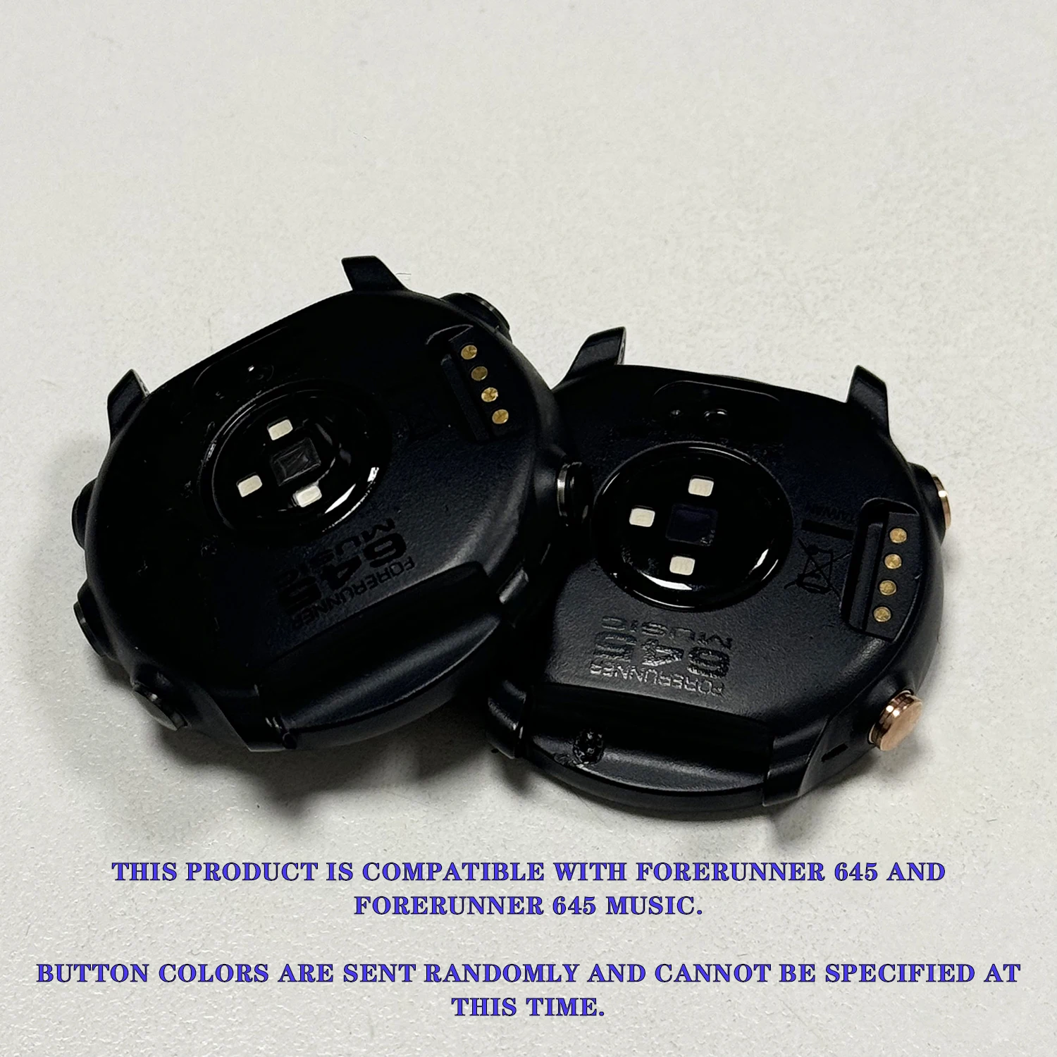 Back Cover With Heart Rate Sensor For GARMIN Forerunner 645 Music Compatible Forerunner 645 Housing Shell Rear Case Part Repair
