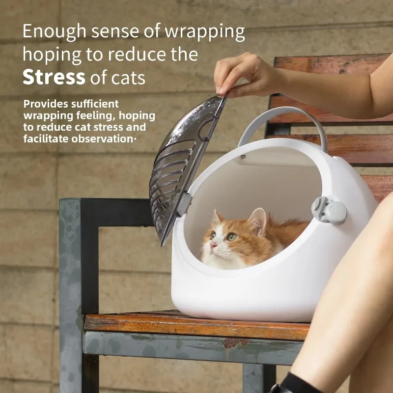 Cat Carrier Bag Breathable Transparent Astronaut Pets Cat Puppy Carry Bag Capsule Travel Double Door travel bag pet carrier