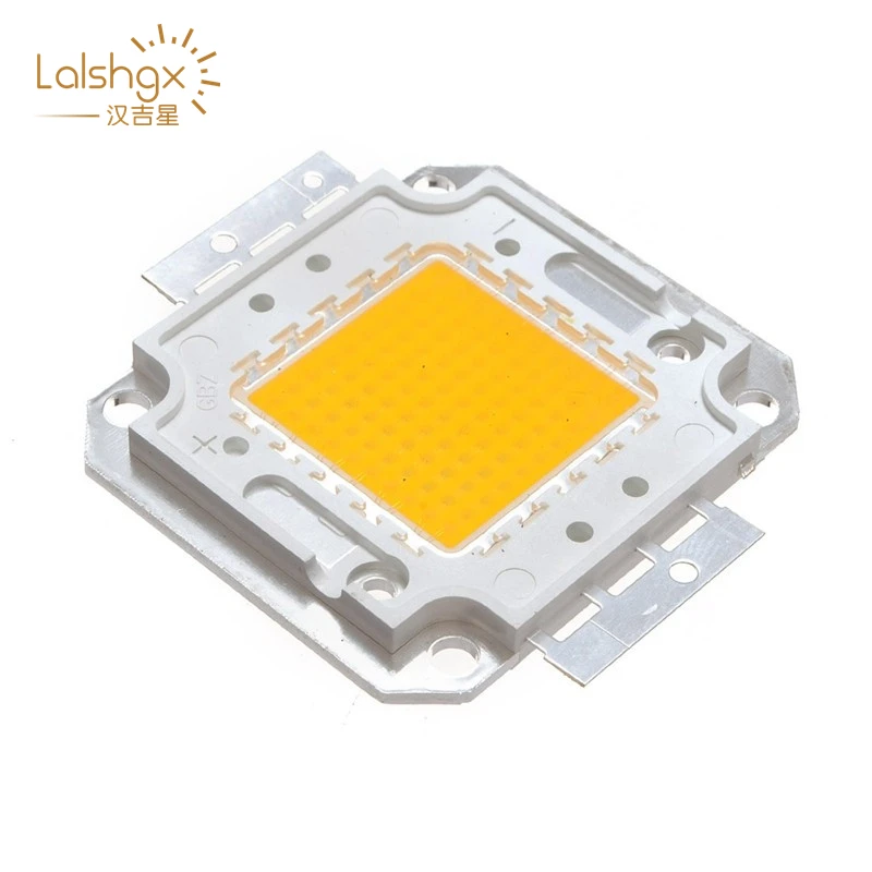 Warm White/White COB LED Chip 10W 20W 30W 50W 80W 100W DC10-32V High Power Epistar Integrated Beads SMD For Floodlight 45*45MI