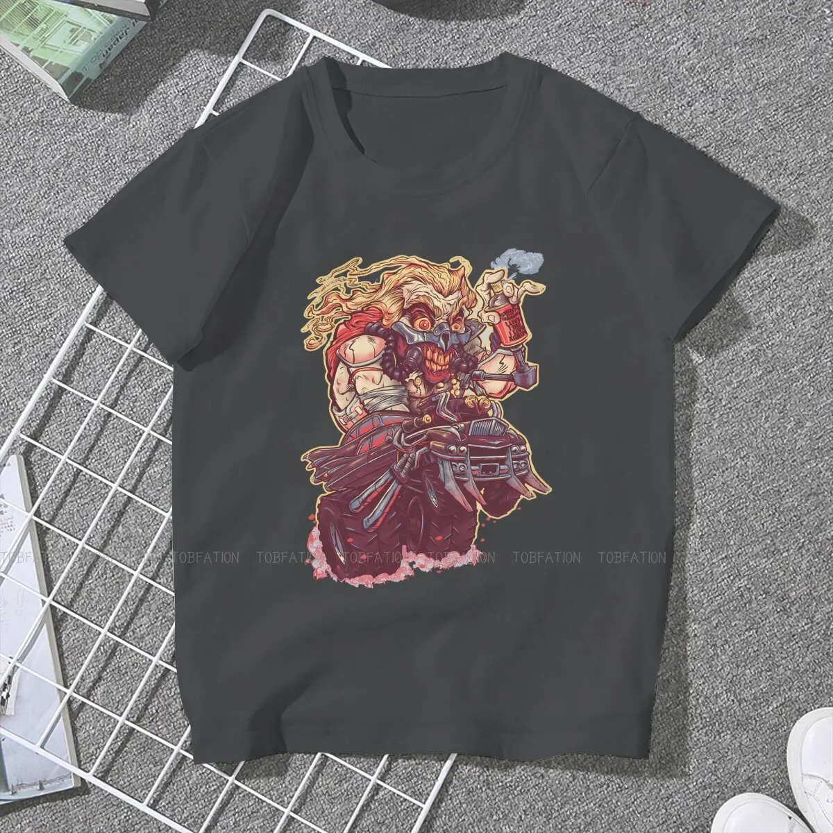 IMMORTAN FINK Unique TShirt for Girl Mad Max Film 4XL Creative Graphic  T Shirt Hot Sale