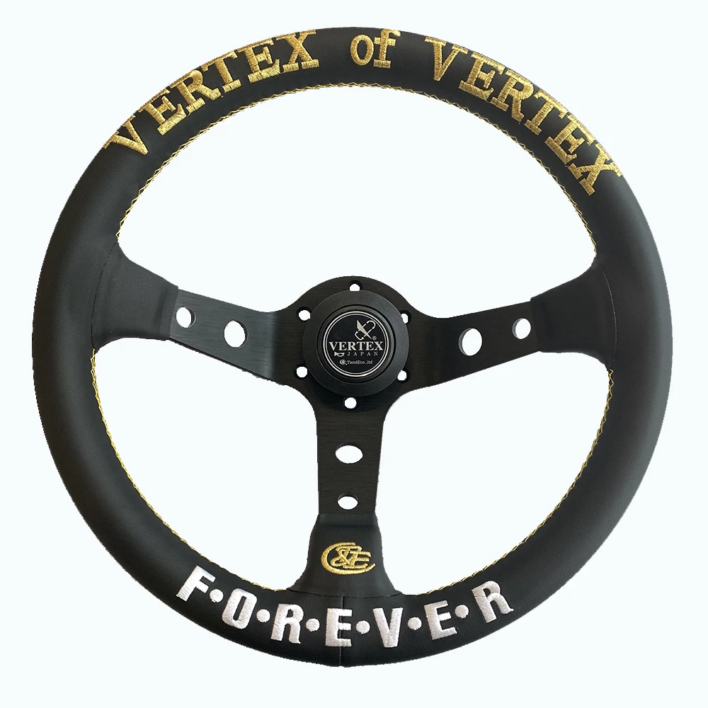 

JDM VERTEX FOREVER 320mm microfiber 85mm deep steering wheel universal sport steering wheel
