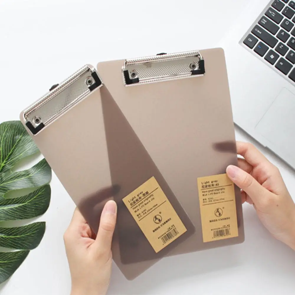 With Low Profile Gold Clip A4 A5 A6 File Folder Document Folder Writing Tablet Paper Organizer Writing Pad Writing Sheet Pad