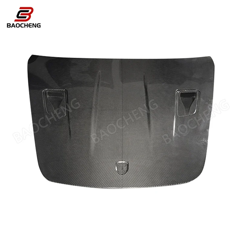 

DRY CARBON FIBER HOOD FOR PORSCHE 718 981 UPGRADE GT4RS STYLE HIGH QUALITY CAR ENGINE BONNET COVER CAR AUTO PARTS BODY KIT