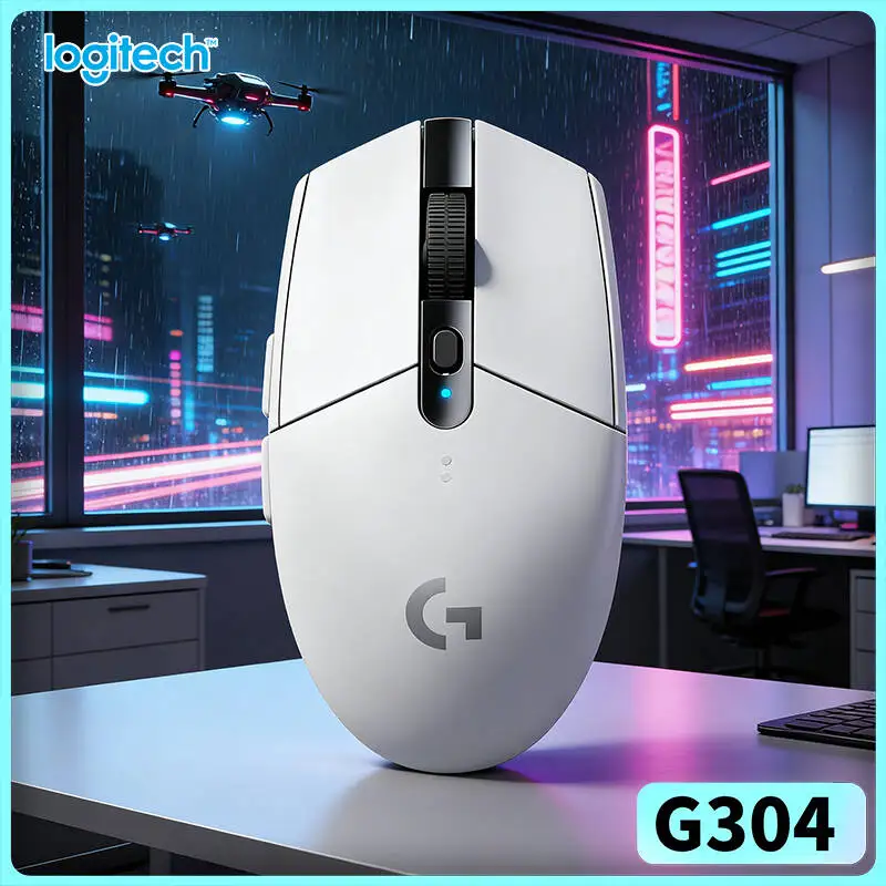 Logitech G304 Wireless Mouse 12000 DPI HERO Sensor LIGHTSPEED 1ms 9-Month Battery Programmer High Precision Users