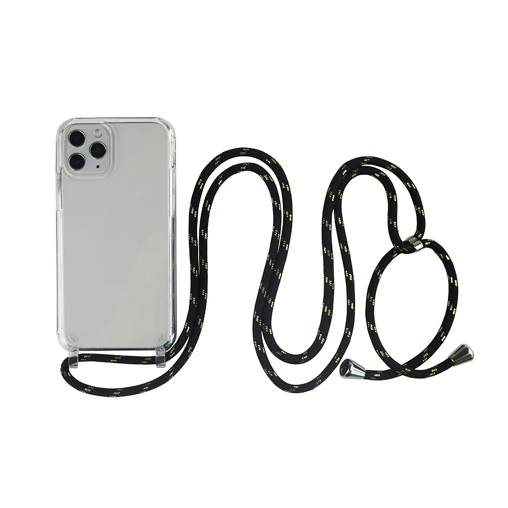 Crossbody-Halskordel-Hülle für iPhone 18 17 16 15 13 Pro Max 12 Mini 14 Plus, transparente Handyhülle mit Trageband – Detail 12