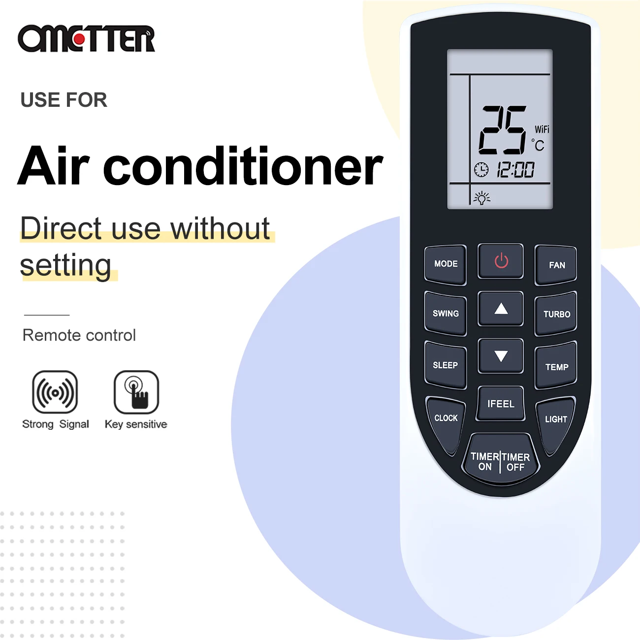 New Replacement YAN1F1 For GREE Universal AC A/C Air Conditioner Remote Control