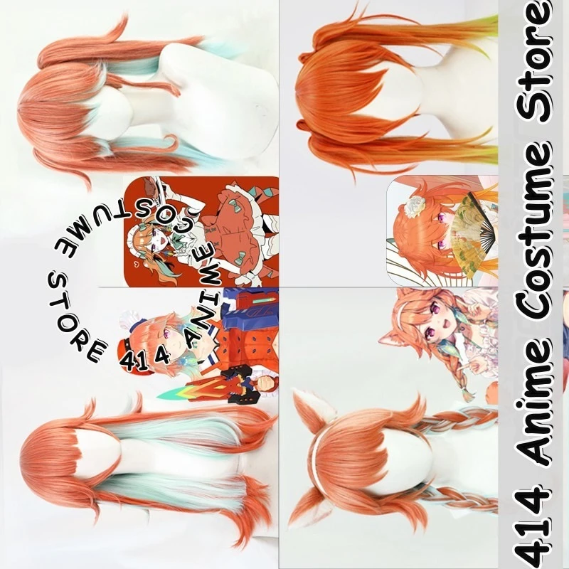 

Game & Anime Takanashi Kiara Cosplay Wig Hololive EN 1st Gen Heat-Resistant Fiber Synthetic Hair