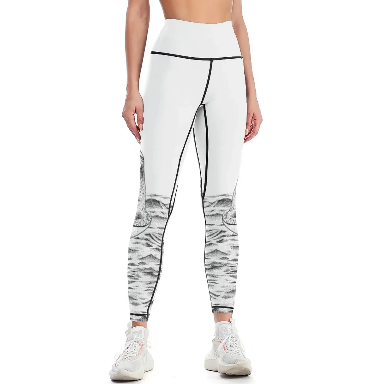 

Shark Leggings harem pants sports for push up Sports female push up legging Womens Leggings