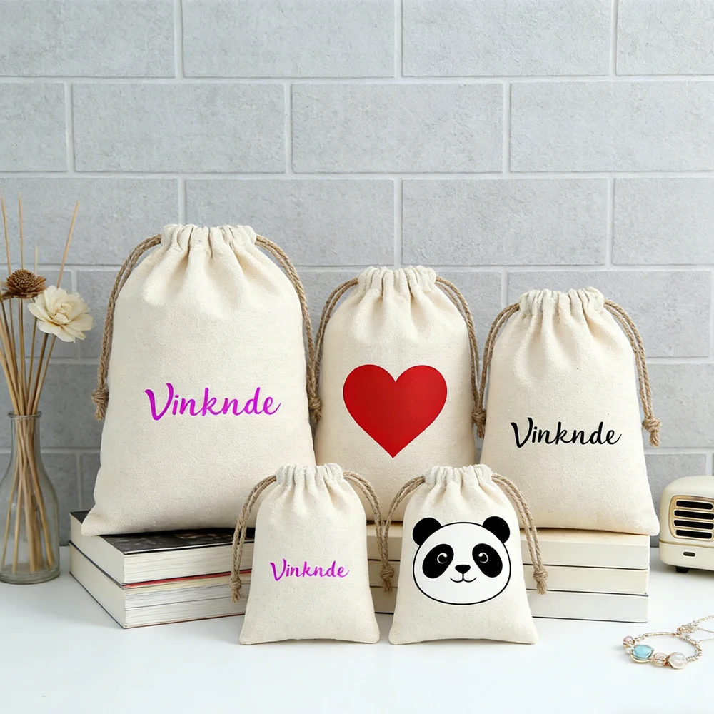 

100 шт. хлопковых муслиновых мешочков с индивидуальным логотипом 8x10 см, маленькие мешочки на шнурке для саше, мыла, украшений, персонализированные свадебные подарочные пакеты