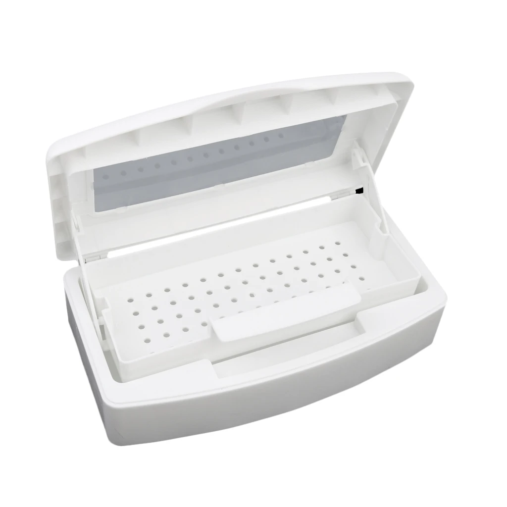 Pro Nail Sterilizer Tray Disinfection Pedicure Manicure Sterilizing Box CaseImplement Salon Beauty Tool