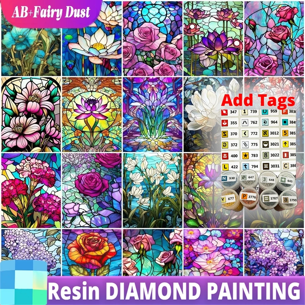 Resin Art For Rose - AB Fairy Dust Resin 5D DIY