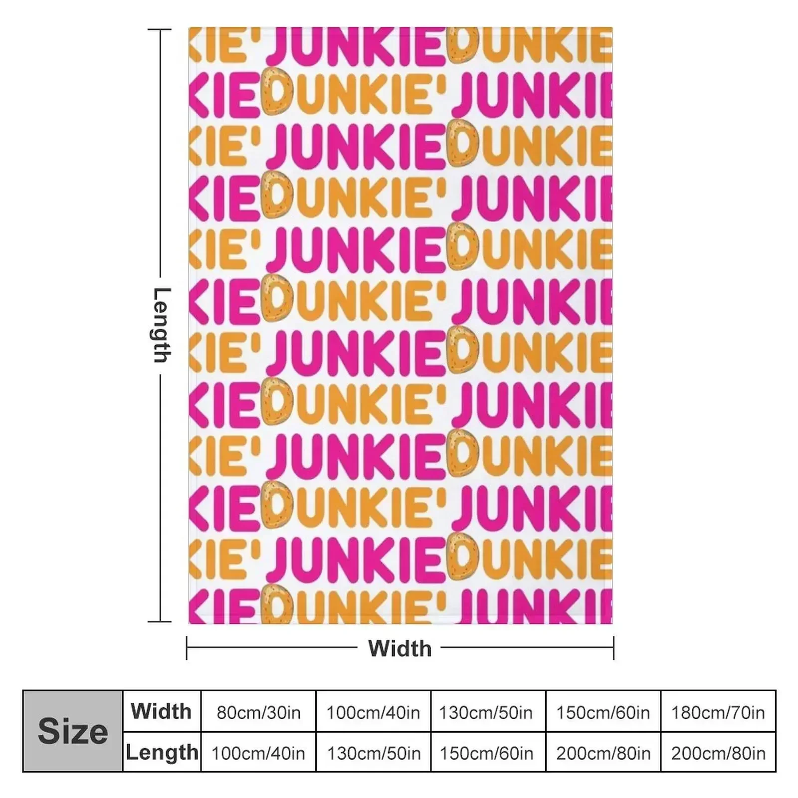 Dunkie Junkie Throw Blanket Sofa Quilt Luxury Brand Kid'S Hairys Blankets