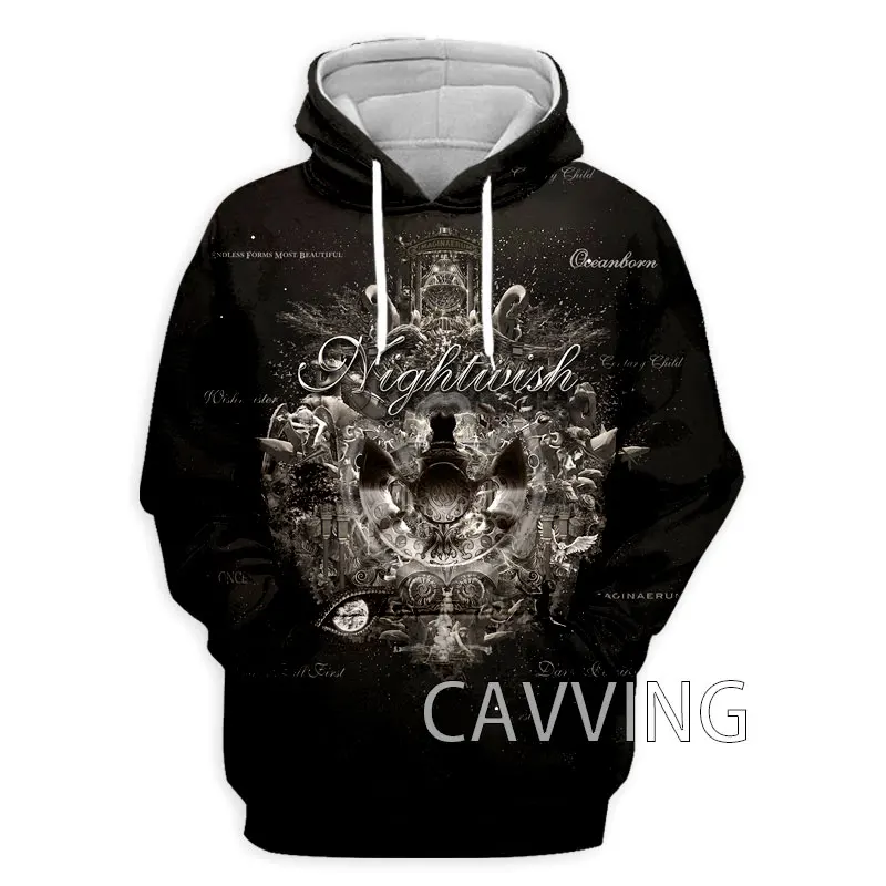 NIGHTWISH Band  3D Printed Fashion Hoodies Sweatshirts Harajuku Hoodie Sweatshirts Tops Clothing for Women/men