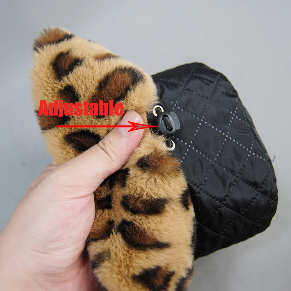 Hot Fashion Fake Rabbit Fur Hats Super Soft Women Winter Hat Cotton Lining Warm Russian Fashion Ski Beanies Plush Solid Color