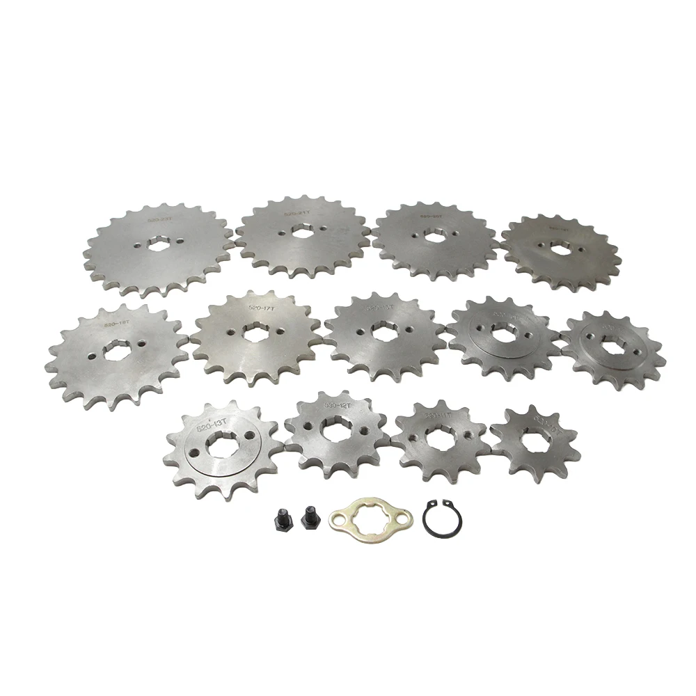520# 20mm 10-22T Front Sprocket With Lock For Honda Lifan Zongshen YCF 50-250CC Dirt Pit Bike ATV Quad Buggy Motorcycle Parts - view 5