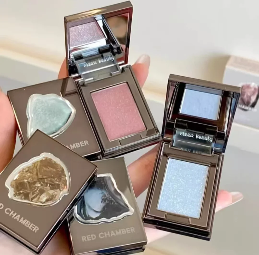 レッドチャンバー マルチユース モノクロ アイシャドウ パウダー クリスタル シマー スモーキー スパークリング ハイライター 滑らかでシルキーな質感 結合しやすい