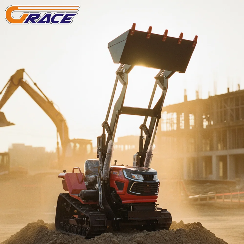 تخصيص 2025 العلامة التجارية الجديدة 120hp الديزل الزاحف جرار المعدات الزراعية الثقيلة ISO CE مصنع معتمد بالجملة