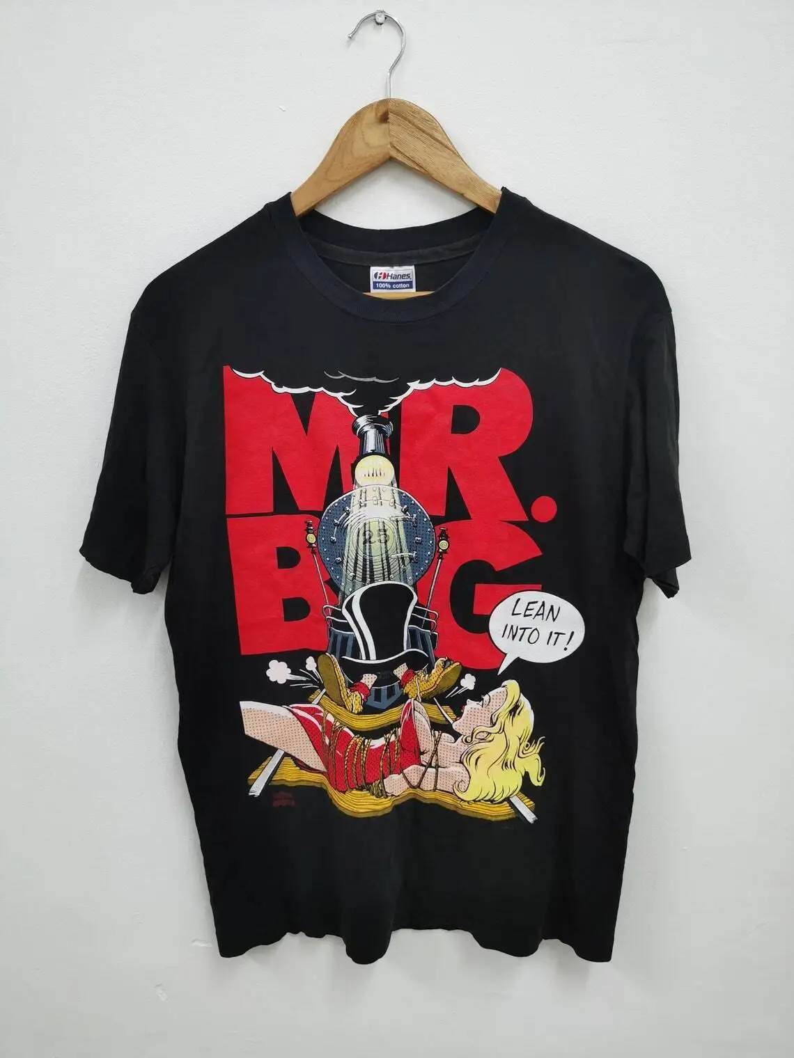 1991 г., Футболка Mr Big Lean In It World Tour, футболка Winterland, японский тур TE7024, длинные или Короткие рукава