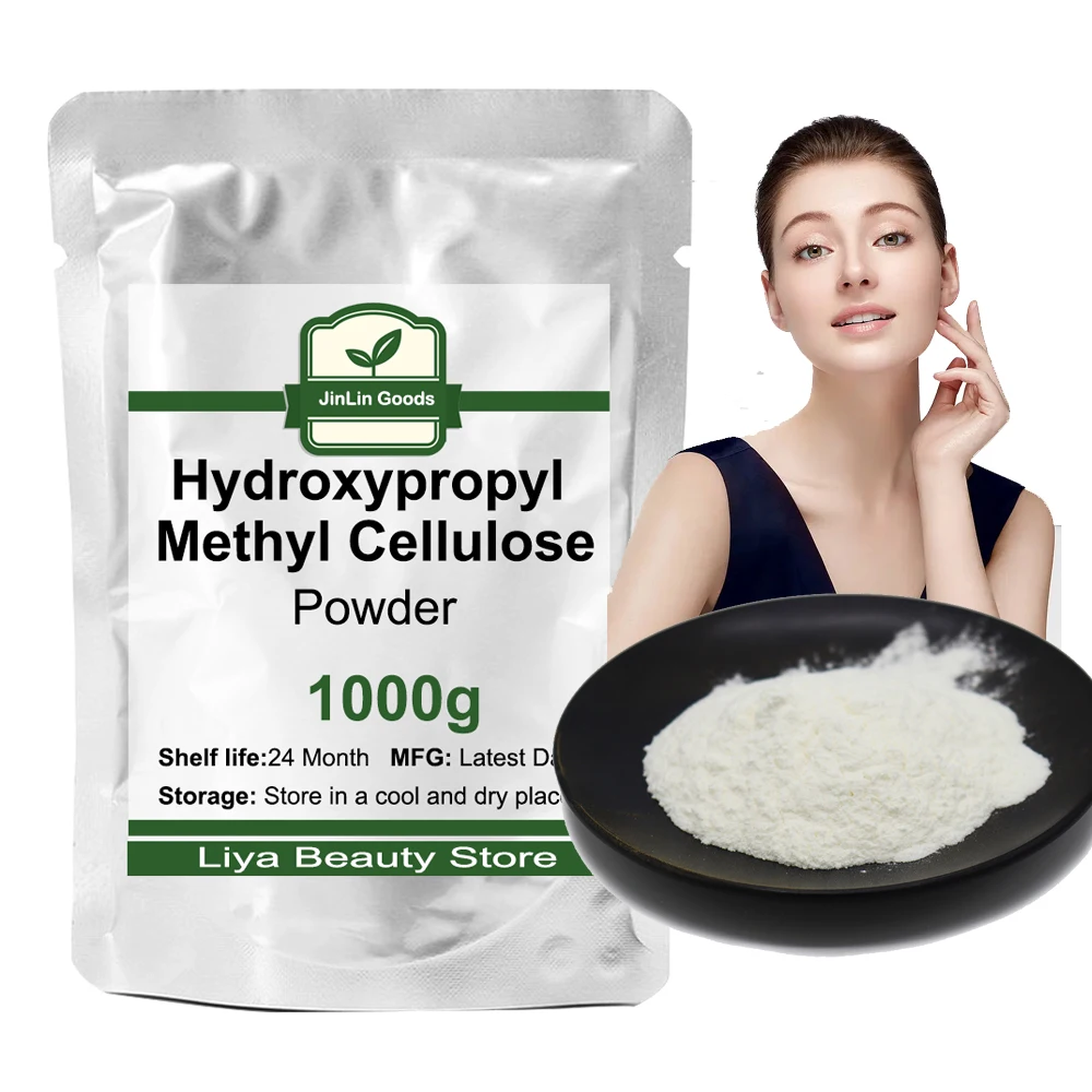 50-1000g Hot Sell Hydroxypropyl Methyl Cellulose Powder HPMC For Shampoo&Lotion&Cream&Gel Cosmetic Raw Material