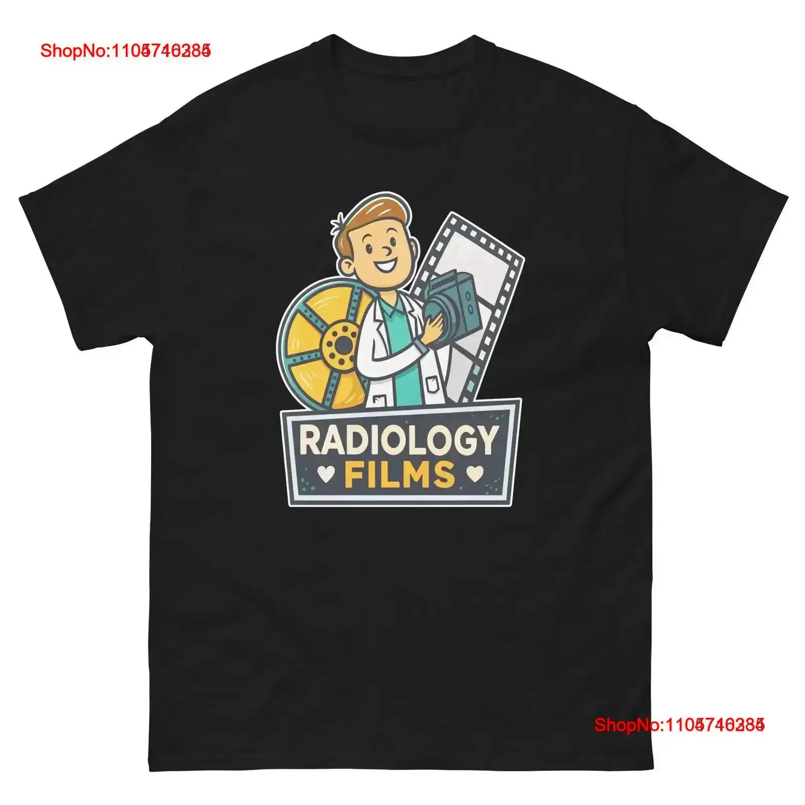 Radiology Films Hospital Health Medical Safety T Shirt vintage Washed Casual Stretched Breathable Top For Everyday Wear Soft