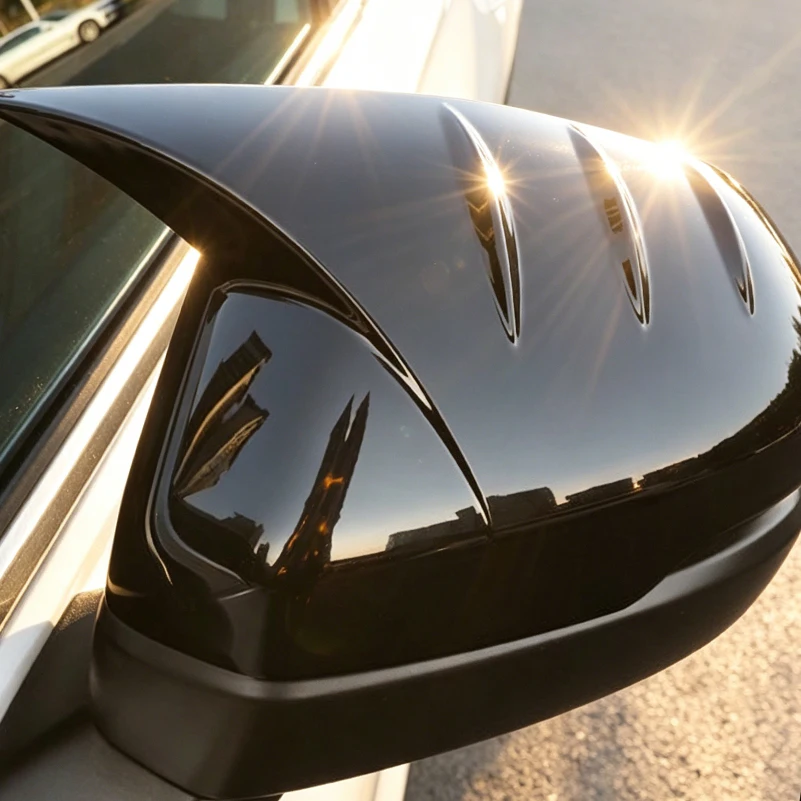 

Car Styling For Honda HR-V HRV 2021 2022 Rearview Mirror Cover Trim Caps With Horn Decorate Auto Accessories