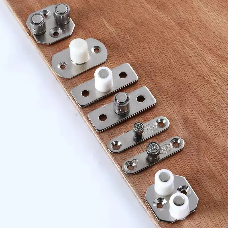 2Pcs Adjustable Floor Guide Sliding Barn Door Wall Guide With Screws Floor Mount Sliding Wooden Door Guide Roller Retainer Top