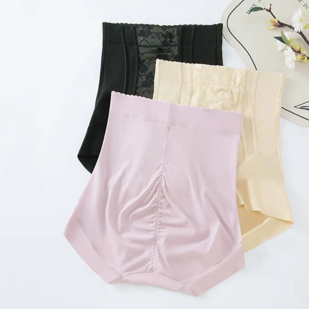 

High Waist Postpartum Body Shaper Lace Flower Shapewear Seamless Underpants Waist Trainer Belly Contracting