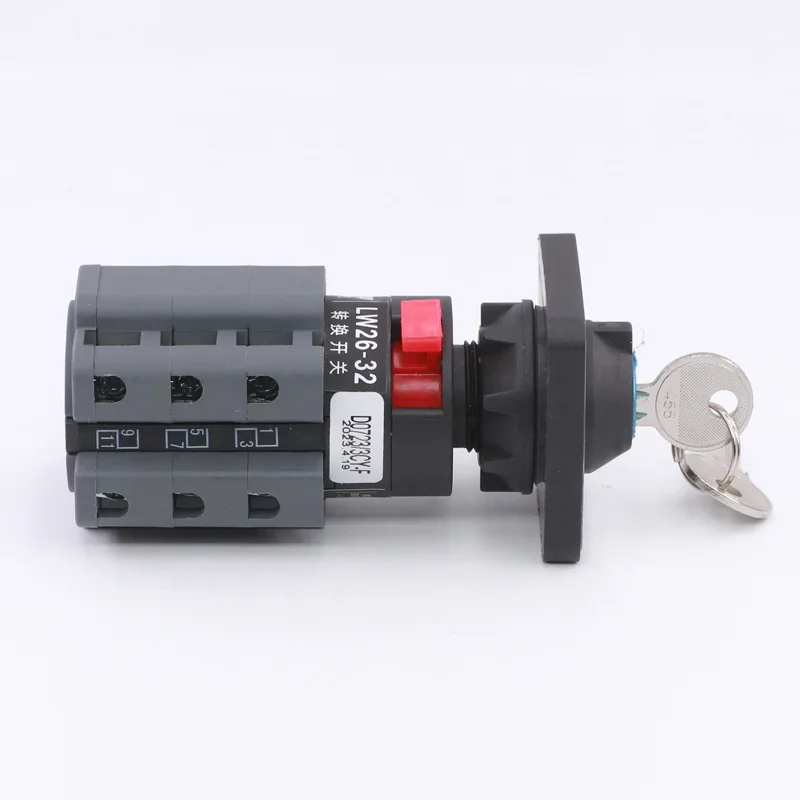 lw26-32f-3cy-380v-power-switch-with-lock-key-three-phase-motor-reverse-32a-conversion-switch