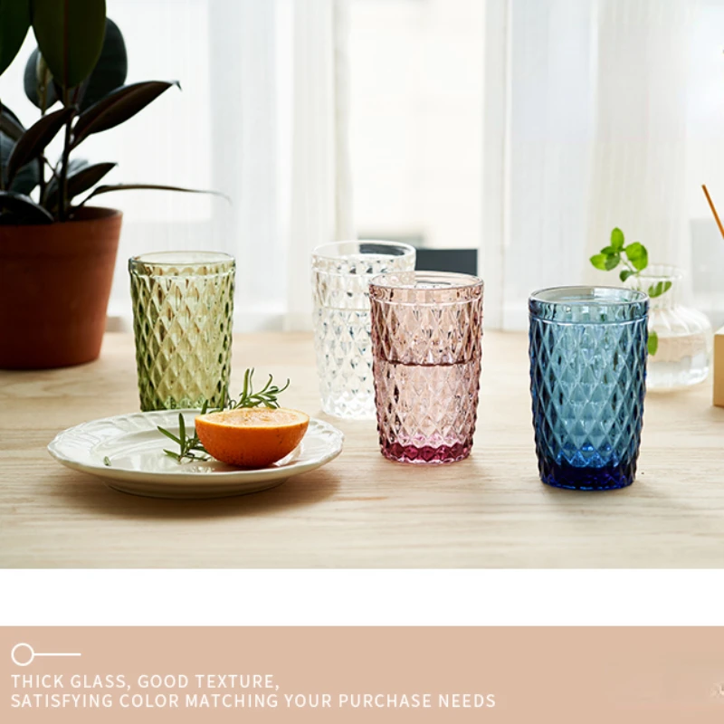 Bicchiere rotondo portatile nordico colorato tazza riutilizzabile creativa vino bicchiere da Champagne whisky Cocktail Caneca prodotti per la casa