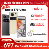 World Premiere Nubia Z70 Ultra Smartphone 5G Snapdragon 8 Elite 6.85 144Hz OLED Screen 6150 mAh Battery 64MP Camera Android 15 NFC IP68 & 69 Global Version