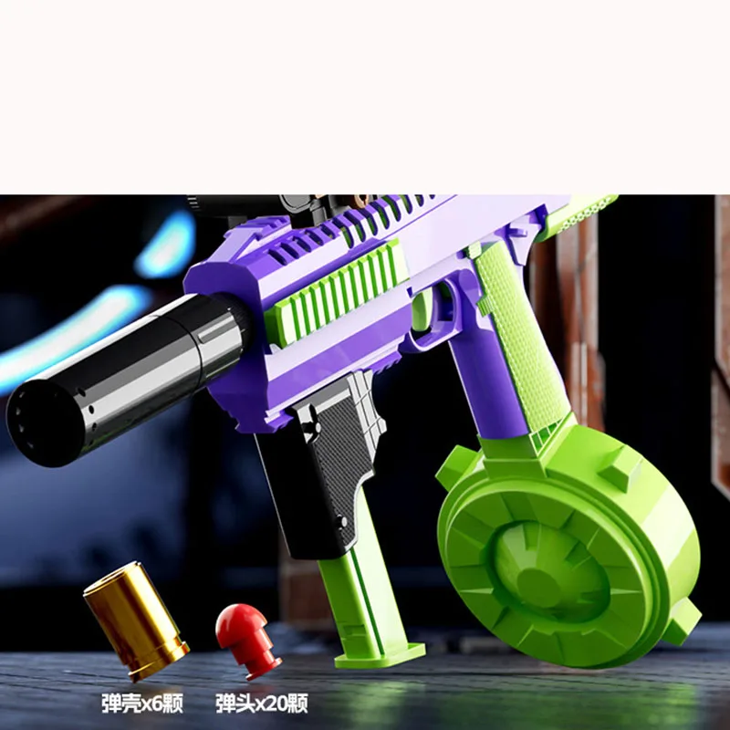 Pistola de zanahoria, pistola de juguete, mil transformaciones 1911, pistola ensamblada, disparada repetidamente, carcasa de lanzamiento
