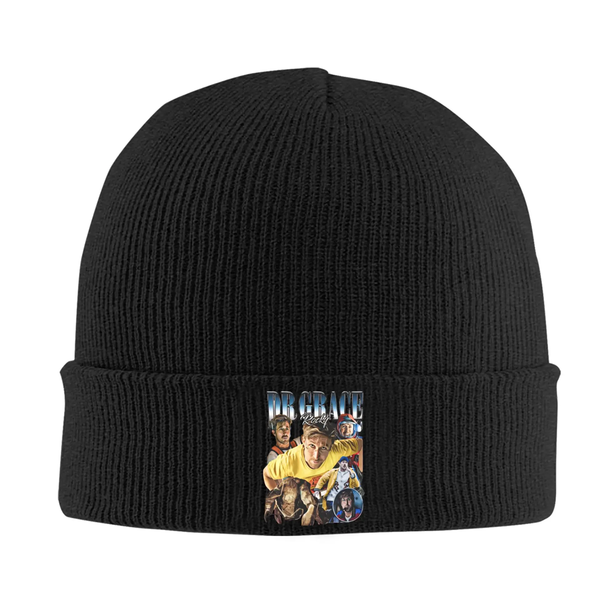 Ryland Grace Project Hail Mary Sci Fi Knit Hat Retro Caps Men Unisex Hippie Beanie Hats Spring Graphic Warm Soft Bonnet Hats