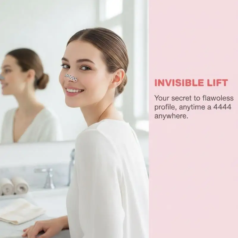Nose Shaping Contour Strips Self-Adhesive No Irritation Flexible Nose Patches 5/10/30Pcs for Daily Facial Beauty Use