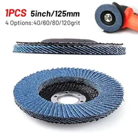 125mm 5 Inch Grinding Wheels Flap Discs Sanding Disc Abrasive Tool for Angle Grinder Metal Disco Diamantado Milling 40 60 80 120 3