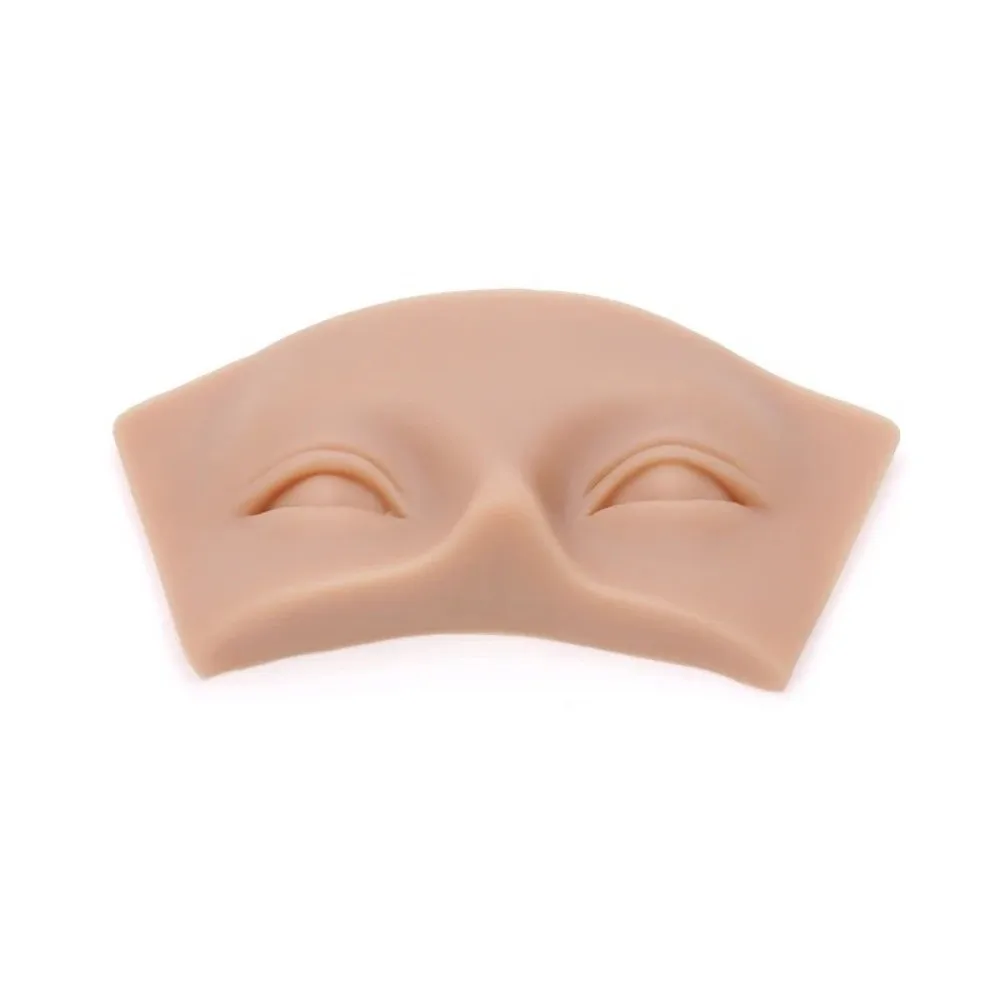 لينة ثلاثية الأبعاد جلدة تمديد الجلد سيليكون محاكاة التدريب الممارسة رئيس قابلة لإعادة الاستخدام سهلة اللون المطعمة لاش عارضة أزياء نموذج