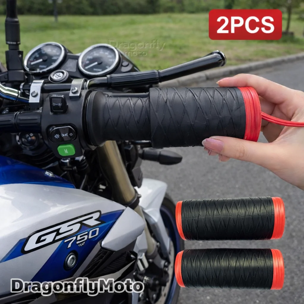 

Motorcycle Silicone Handlebar Cover For Suzuki GSR 750 GSR 600 GSR 400 GSR400 GSR600 GSR750 Self Shrinking Non-Slip Motorcycles