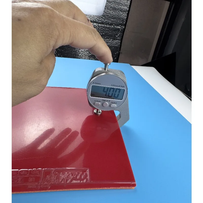 AX Table Tennis Rubber Sheet Pips-in Semi Non-tacky & Semi Sticky Medium Hardness Ping Pong Rubber with 2mm High Density Sponge