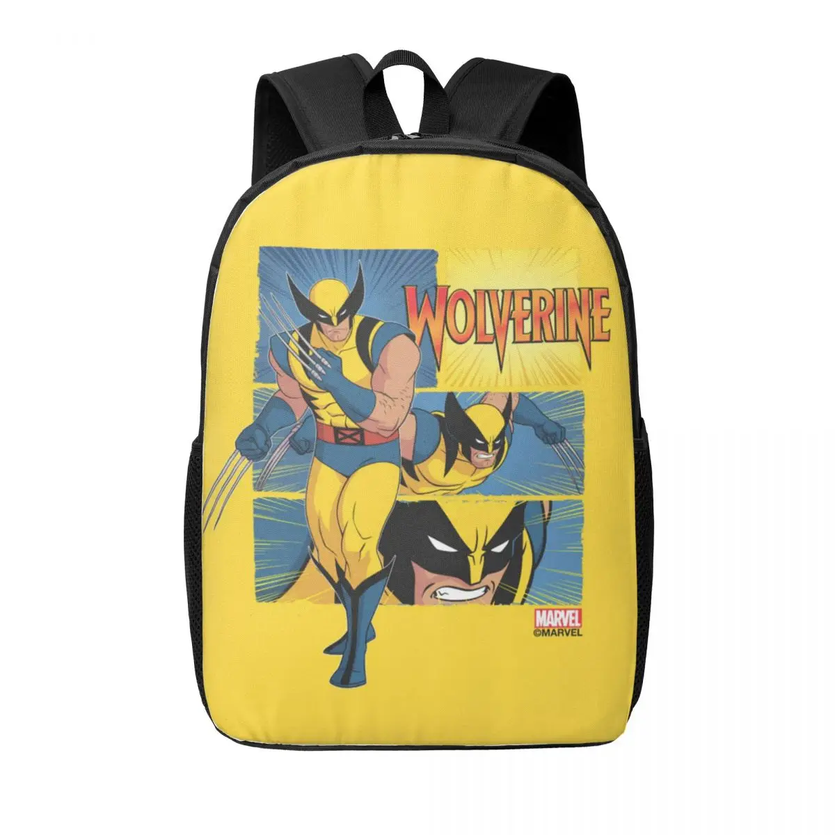 Custom Wolverine Character Backpack for Women Men Waterproof School College Bag Print Bookbag