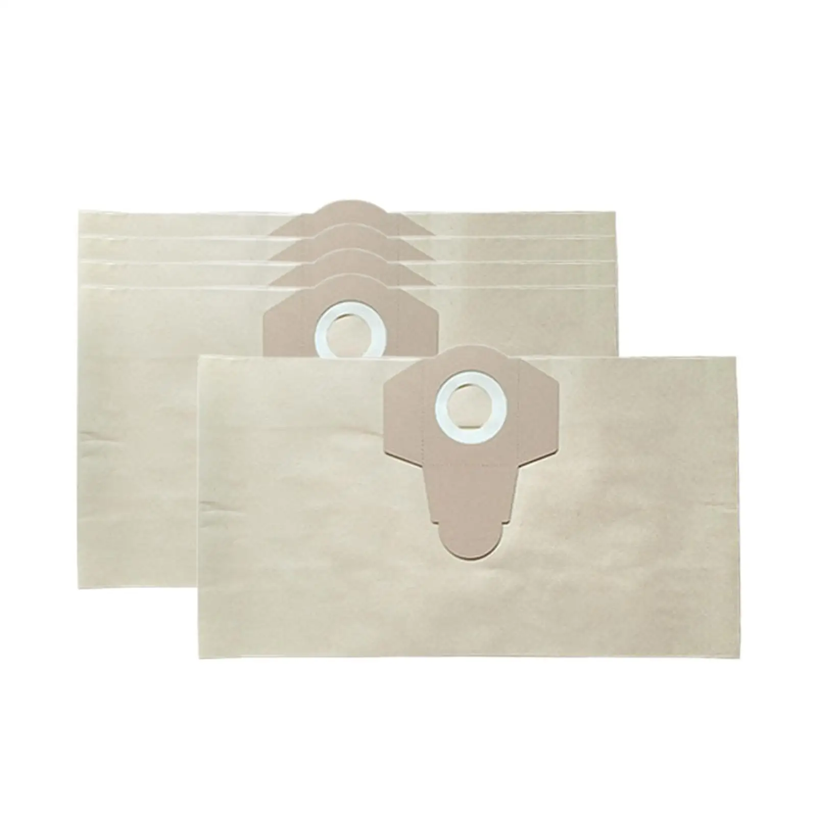 5x sacos de aspirador de pó molhado e seco sacos de papel peças substituição saco de coleta de poeira para remoção do cabelo 15l