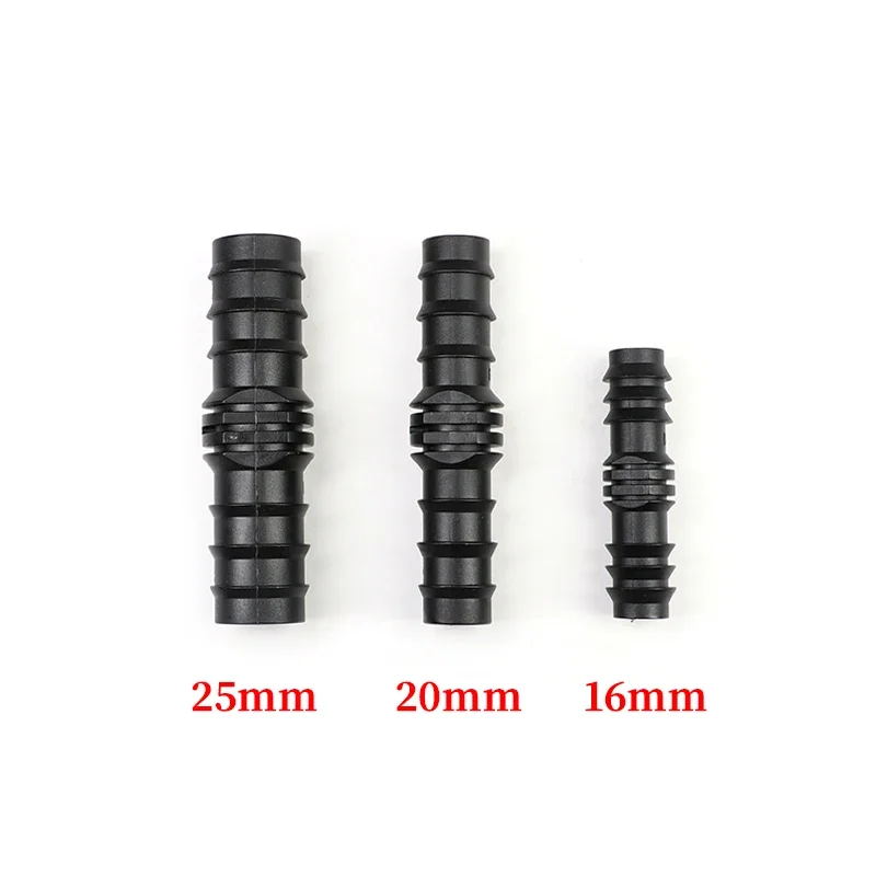 

Greenhouse PE Pipe Connector 16 20 25mm Tee Straight Elbow Plug Micro Spray Irrigation Accessories Irrigation Pipe Fitting 10pcs